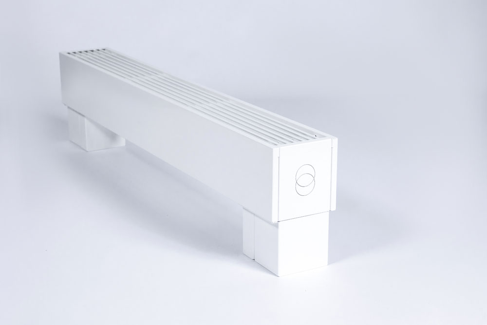 Напольный конвектор Gekon Level U/FMC H23 L110 W13, белый